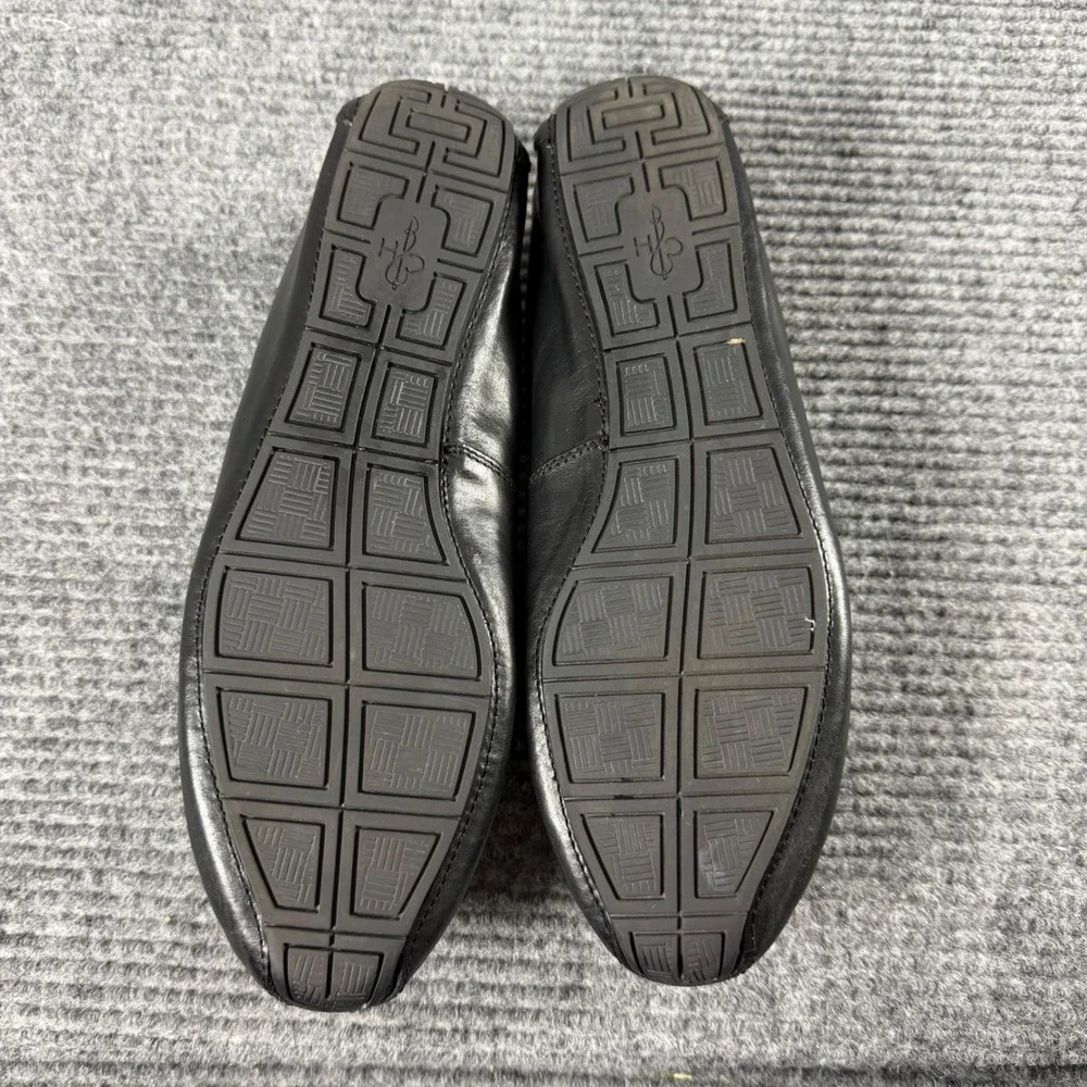 Cole Haan Grant Bit Loafers Mens 8M Black Leather Driving Mocs